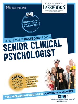 cover image of Senior Clinical Psychologist